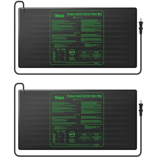 Ipower 2PCS Seedling Heat Mat 48"x20" Seed Starter Pad Germination Propagation GLHTMTLX2 - main